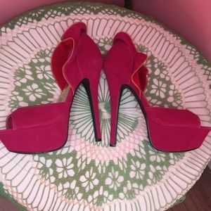 Barbie platform heels